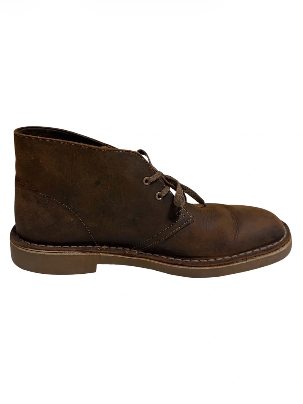 Clark’s Originals Bushacre Brown Leather Chukka Boot Size 8.5